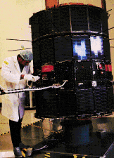 Picture of IMP-8 spacecraft